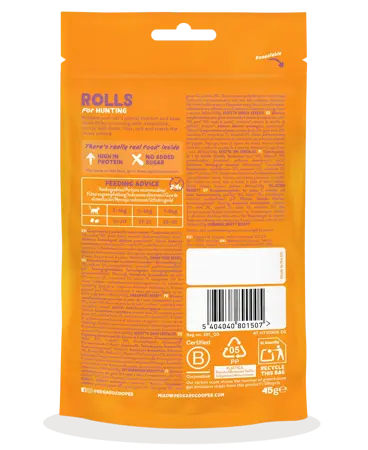 Edgard & Cooper - Kattensnack Rolls Kip/Kalkoen 45g - afbeelding 2