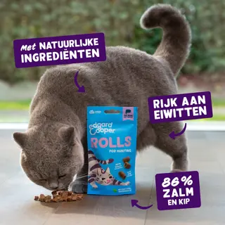 Edgard & Cooper - Kattensnack Rolls Zalm/Kip 45g - afbeelding 5