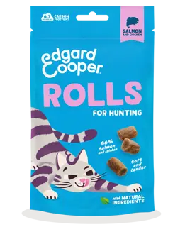 Edgard & Cooper - Kattensnack Rolls Zalm/Kip 45g - afbeelding 1