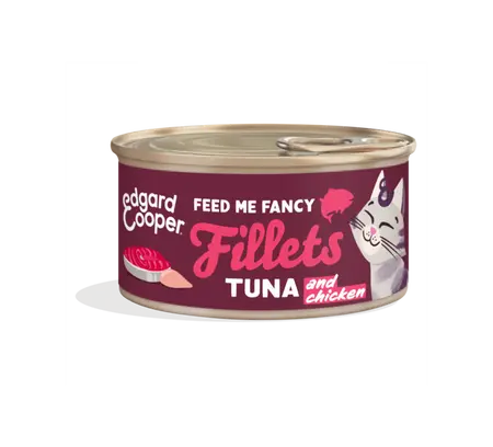 Edgard & Cooper - Kattenvoer Filets Tonijn en Kip 70g - afbeelding 1