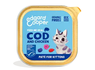Edgard & Cooper - Kitten Pate Kabeljauw en Kip 85g - afbeelding 1