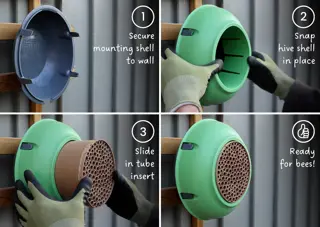 Eggologic Hive Pod Tuscan Green - bijenhotel - afbeelding 7