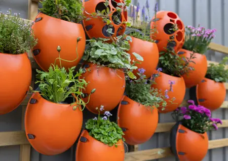 Eggologic Planter Pod Harvest Orange - verticaal tuinieren - afbeelding 5