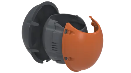 Eggologic Planter Pod Harvest Orange - verticaal tuinieren - afbeelding 3