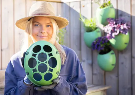 Eggologic Trellis Pod Tuscan Green - verticaal tuinieren - afbeelding 3