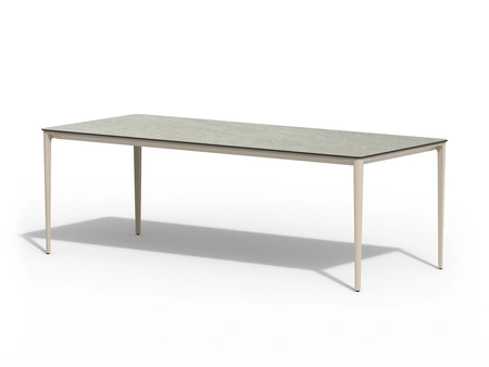 TIERRA OUTDOOR Elegante Dining Table Champagne Trespa Ophira 219 X 92 Cm