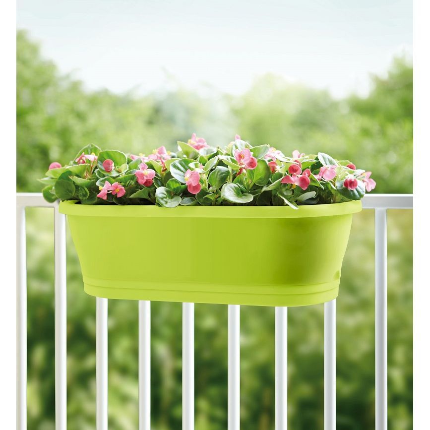 Elho Plantenbak balkon - Corsica Easy - Green- D60cm