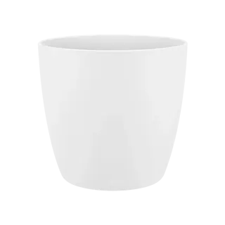 Elho - Pot Brussels Rond D14cm Wit