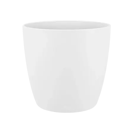 Elho - Pot Brussels Rond D16cm Wit - afbeelding 1