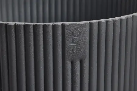 Elho - Pot Vibes Fold D18 cm - Antraciet - afbeelding 4