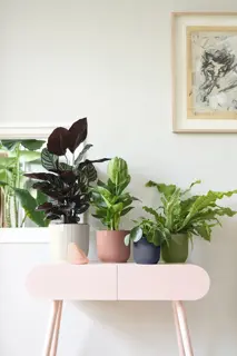 Elho - Pot Vibes Fold D25 cm - Linnen Wit - afbeelding 4