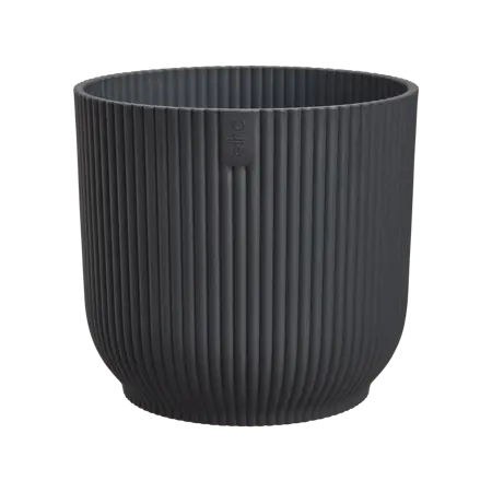 Elho - Pot Vibes Fold Mini D9 cm - Antraciet - afbeelding 1