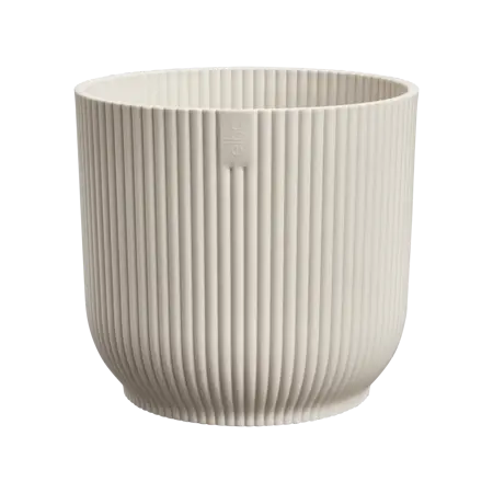 Elho - Pot Vibes Fold Mini D9 cm - Linnen Wit - afbeelding 7