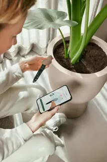 Elho Smart Pebble - Aardebruin - Plantensensor met App - afbeelding 7