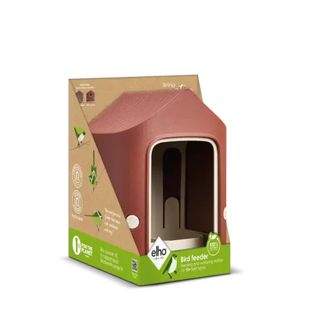 Elho Voedersilo Cosy 18cm Toscaans Rood - afbeelding 8