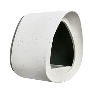 Elho Voedersilo Essential 18cm Grijs - afbeelding 1