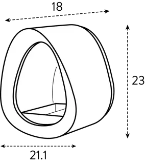 Elho Voedersilo Essential 18cm Grijs - afbeelding 6