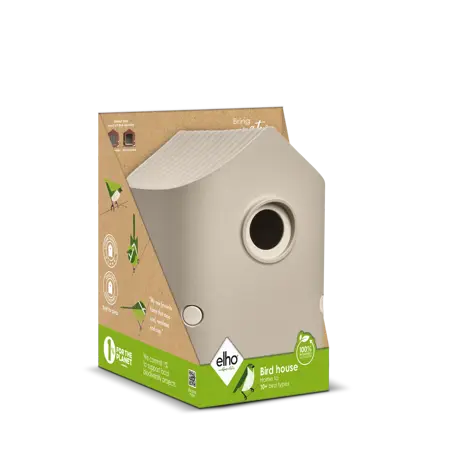 Elho Vogelhuis Cosy 18cm Beige - afbeelding 6