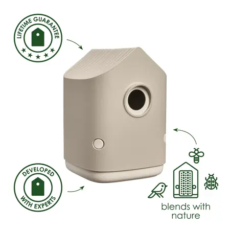 Elho Vogelhuis Cosy 18cm Beige - afbeelding 7