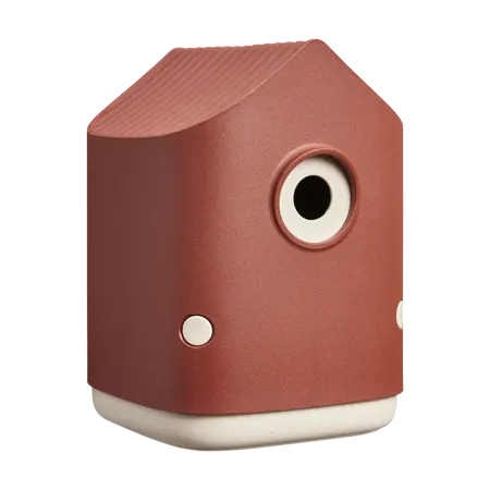 Elho Vogelhuis Cosy 18cm Toscaans Rood - afbeelding 1