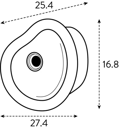 Elho Vogelhuis Organic 25cm Bruin - afbeelding 4