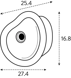 Elho Vogelhuis Organic 25cm Bruin - afbeelding 4