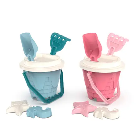 Emmer Kasteel 19x21x26cm (keuze uit roze of blauw) - afbeelding 1