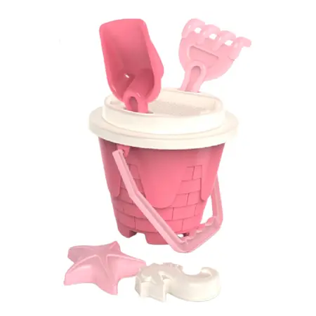 Emmer Kasteel 19x21x26cm (keuze uit roze of blauw) - afbeelding 3