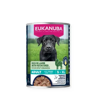 Eukanuba Adult Natvoer Hondenvoer 400 g - Lam