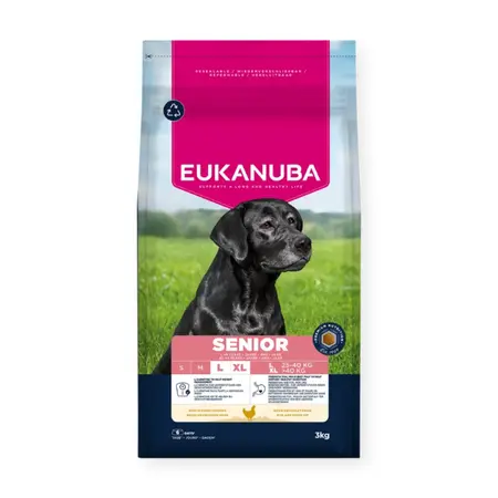 Eukanuba Hondenbrokken Senior Grote Rassen - Kip 3 kg - afbeelding 1
