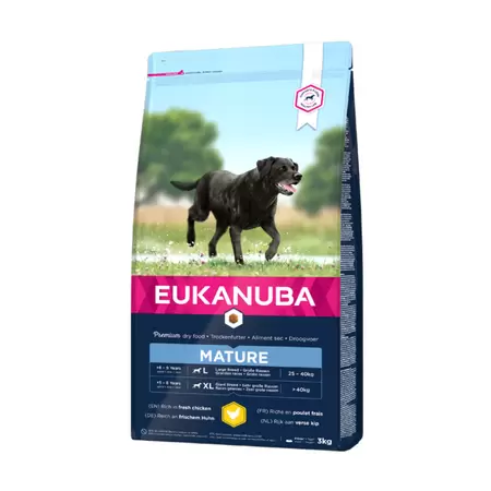 Eukanuba Hondenvoer Mature & Senior Large - Chicken 3kg