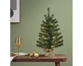 Everlands Imperial Mini Boom H75cm - met verlichting op batterijen - afbeelding 2