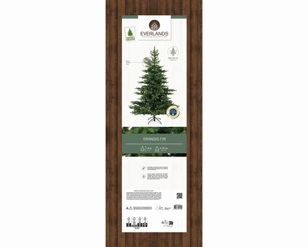 Everlands Kunstkerstboom Grandis Fir - H180cm - afbeelding 6