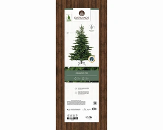 Everlands Kunstkerstboom Grandis Fir - H180cm - afbeelding 6