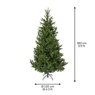 Everlands Kunstkerstboom Nordmann Fir - H180cm - afbeelding 3