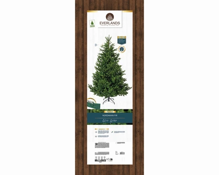 Everlands Kunstkerstboom Nordmann Fir - H210cm - afbeelding 2
