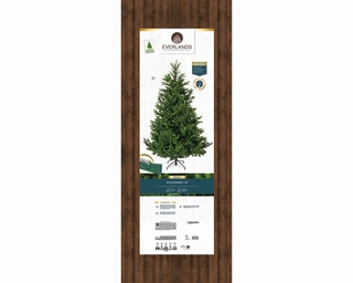 Everlands Kunstkerstboom Nordmann Fir - H240cm - afbeelding 2
