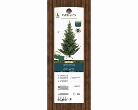 Everlands Kunstkerstboom Norway Spruce - H180cm - afbeelding 2