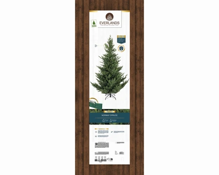 Everlands Kunstkerstboom Norway Spruce - H210cm - afbeelding 2