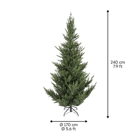 Everlands Kunstkerstboom Norway Spruce - H240cm - afbeelding 6