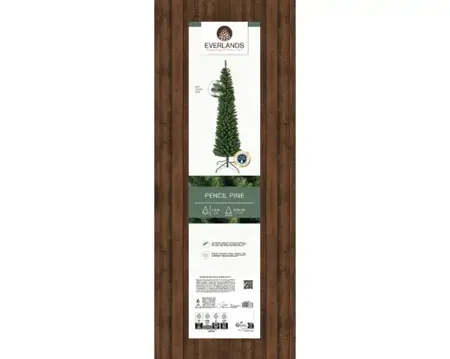 Everlands Kunstkerstboom Pencil Pine - H180 x D50 cm - afbeelding 2