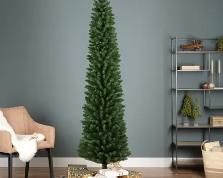 Everlands Kunstkerstboom Pencil Pine - H210 x D60 cm - afbeelding 6