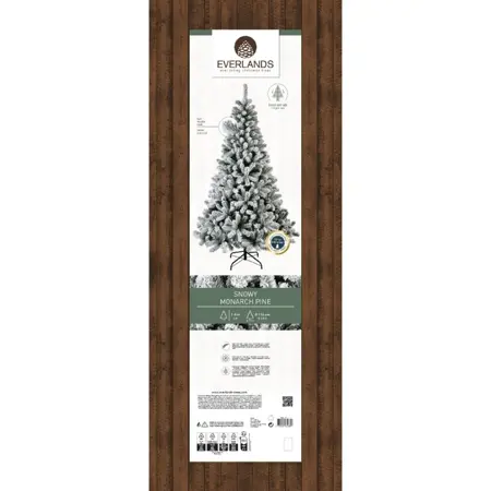 Everlands Kunstkerstboom Snowy Monarch Pine - H180cm - afbeelding 5