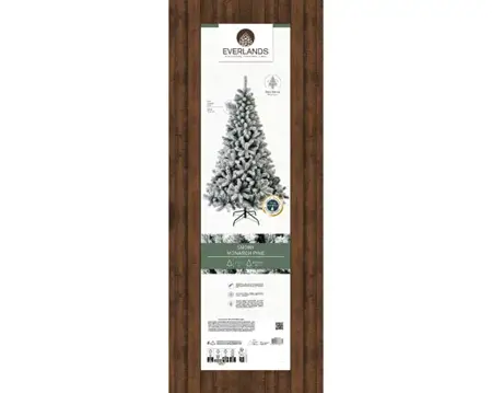 Everlands Kunstkerstboom Snowy Monarch Pine - H210cm - afbeelding 2