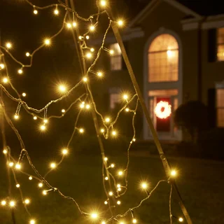 Fairybell Kerstboom voor buiten - Allsurface H300cm 320led Warmwit met Twinkle - afbeelding 4