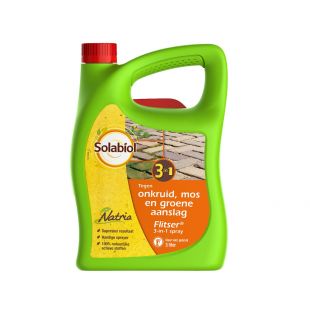 Solabiol Onkruid, Groene aanslag en Mos Flitser 3-in-1 spray - 3L