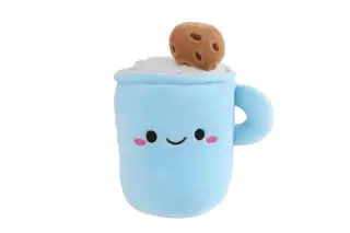 Fluffy menu - Blauw mokje