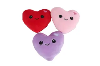 Fluffy Menu Pluche IJsje met 3 Hartjes 26cm (assorti) - afbeelding 4