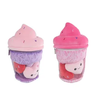 Fluffy Menu Pluche IJsje met 3 Hartjes 26cm (assorti)