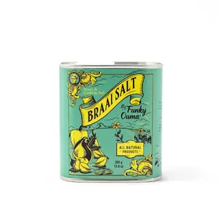 Funky Ouma Tin: Braai Salt 300g